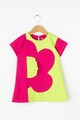 Agatha Ruiz de la Prada Rochie cu croiala dreapta si aplicatie cu volan Fete