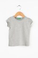 United Colors of Benetton Tricou din bumbac organic cu logo brodat Fete