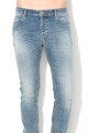 United Colors of Benetton Blugi skinny cu aspect decolorat A Barbati