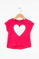 United Colors of Benetton Tricou cu imprimeu grafic si text Fete