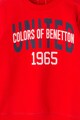 United Colors of Benetton Bluza sport cu imprimeu logo Baieti