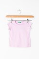 United Colors of Benetton Tricou din bumbac organic cu logo brodat Fete