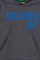 United Colors of Benetton Szövegmintás kapucnis pulóver Fiú