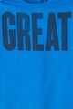 United Colors of Benetton Organikuspamut-póló kontrasztos szövegmintával Fiú