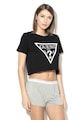 GUESS Tricou crop cu logo Femei