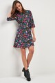 NEXT Rochie evazata cu model floral Femei