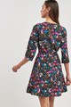 NEXT Rochie evazata cu model floral Femei