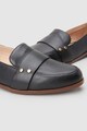 NEXT Pantofi loafer de piele, cu accente metalizate Femei