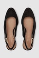 NEXT Nyersbőr sarokpántos cipő vastag sarokkal női