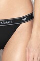 Emporio Armani Underwear Chiloti tanga cu banda logo elastica in talie Femei