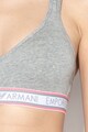 Emporio Armani Underwear Sutien cu burete si bretele unite pe partea din spate Femei