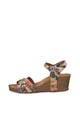 Tamaris Sandale wedge cu imprimeu floral Femei