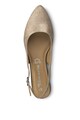 Tamaris Sandale slingback de piele cu apect stralucitor Femei