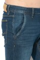 GUESS JEANS Blugi super skinny cu aspect decolorat Adam Barbati