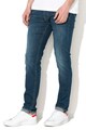 GUESS JEANS Blugi super skinny cu aspect decolorat Adam Barbati