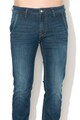 GUESS JEANS Blugi super skinny cu aspect decolorat Adam Barbati