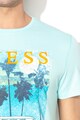 GUESS JEANS Mintás slim fit póló férfi