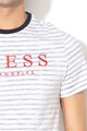 GUESS JEANS Tricou de bumbac organic cu logo Barbati