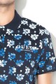 GUESS JEANS Tricou polo cu model floral Barbati