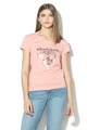 GUESS JEANS Tricou cu imprimeu logo metalizat Femei