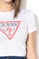 GUESS JEANS Тениска с модал и лого Жени