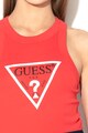 GUESS JEANS Body de bumbac organic cu imprimeu logo Femei