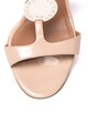 Emporio Armani Sandale de piele ecologica cu toc masiv Femei