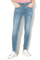 G-Star RAW Blugi super skinny cu detalii cu aspect uzat Lynn Femei