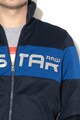 G-Star RAW Alchesai colorblock cipzáros pulóver logóval férfi