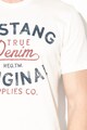 Mustang Tricou cu decolteu rotund si imprimeu logo Barbati