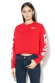 Levi's Bő fazonú crop felső logómintával női