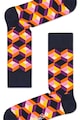 Happy Socks Sosete unisex cu imprimeu geometric Barbati