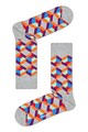 Happy Socks Sosete unisex cu imprimeu geometric Femei