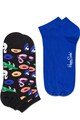 Happy Socks Set de sosete unisex cu imprimeu - 2 perechi Femei