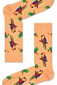 Happy Socks Sosete unisex cu imprimeu cu papagali Femei