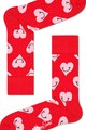 Happy Socks Sosete scurte unisex cu imprimeu cu inimioare Barbati