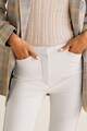 Mango Pantaloni crop cu croiala slim fit Island Femei