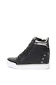 GUESS Pantofi sport cu toc wedge ascuns si model logo Femei