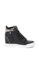 GUESS Pantofi sport cu toc wedge ascuns si model logo Femei