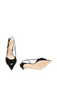 GUESS Nyersbőr sarokpántos cipő masnival női