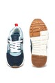 Pepe Jeans London Pantofi sport de piele intoarsa si denim David Baieti