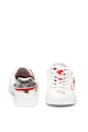 Pepe Jeans London Pantofi sport de piele ecologica, cu imprimeu Taylor Fete