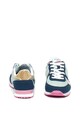 Pepe Jeans London Pantofi sport din piele ecologica si material textil, cu aplicatii Sydney Baieti