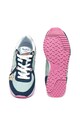 Pepe Jeans London Pantofi sport din piele ecologica si material textil, cu aplicatii Sydney Baieti