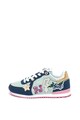 Pepe Jeans London Pantofi sport din piele ecologica si material textil, cu aplicatii Sydney Fete