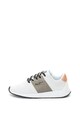 Pepe Jeans London Pantofi sport cu aspect tricotat si insertii metalizate Koko Sand Femei