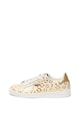 Pepe Jeans London Pantofi sport de piele cu animal print Brompton Femei