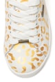 Pepe Jeans London Pantofi sport de piele cu animal print Brompton Femei