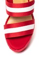 Pepe Jeans London Sandale wedge tip espadrile cu bareta pe glezna Ohara Tape Femei