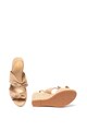 Pepe Jeans London Sandale wedge tip espadrile de piele intoarsa ecologica Femei